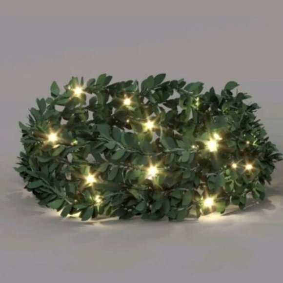 💕 NWT! Set of 2, 20 Mini Faux vine LED String Lights Fairy Battery Operated 6ft - Picture 1 of 6